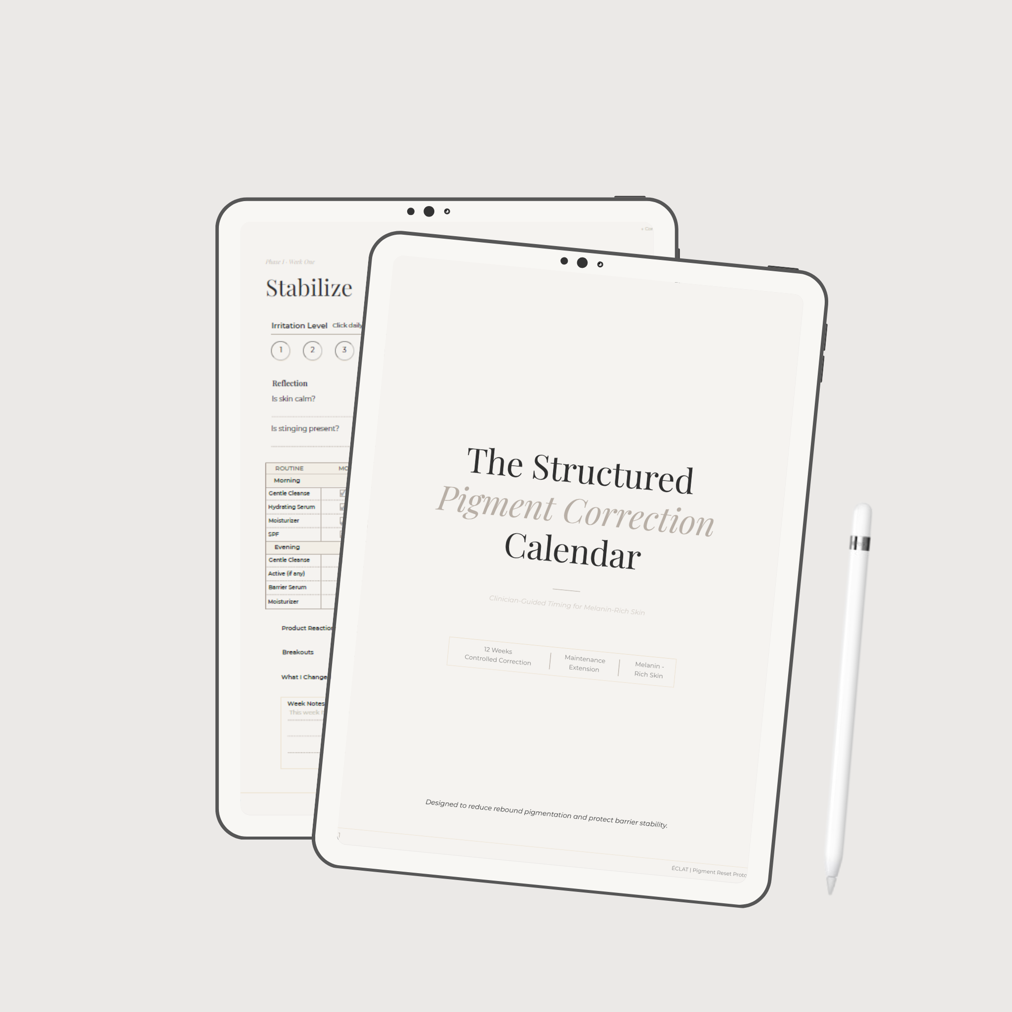 Structured Pigment Correction Calendar™