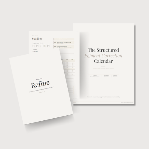 Structured Pigment Correction Calendar™